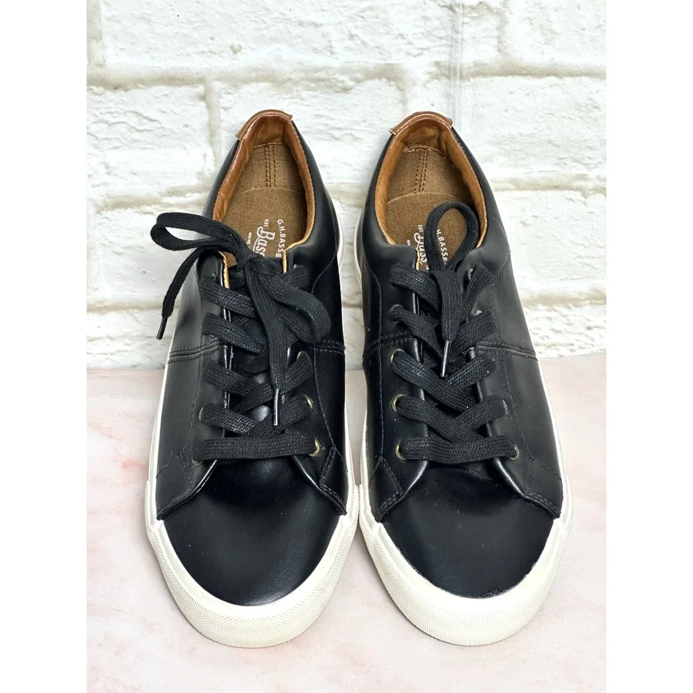 G.H. Bass & Co. Men's Boy's Black‎ Preppy Sneakers Size 8M